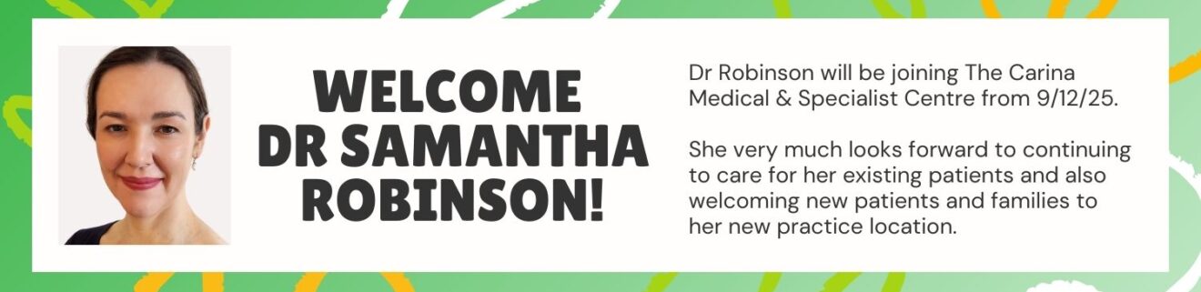 Welcome Dr Samantha Robinson site banner